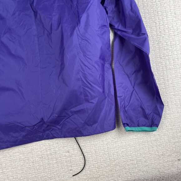 VTG Sierra Designs Medium Nylon Retro Purple Full Zip Hooded Windbreaker Jacket - Picture 16 of 16